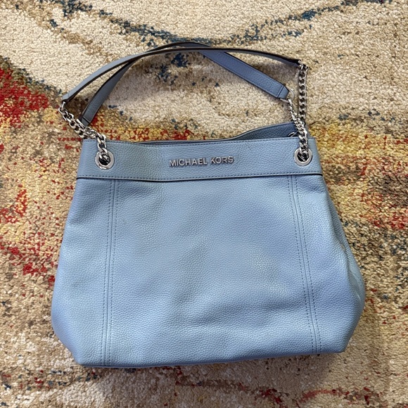 Michael Kors Jerset Soft Leather Chain Tote - Picture 12 of 12